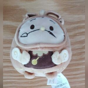 Disney Store UFUFY Beauty and the Beast COGSWORTH CLOCK 7" Plush STUFFED Toy
